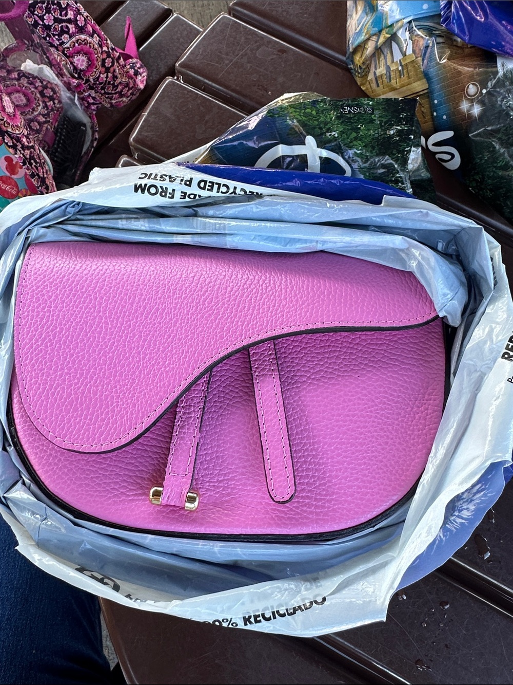 Disney Saddle shaped handbag, NWT